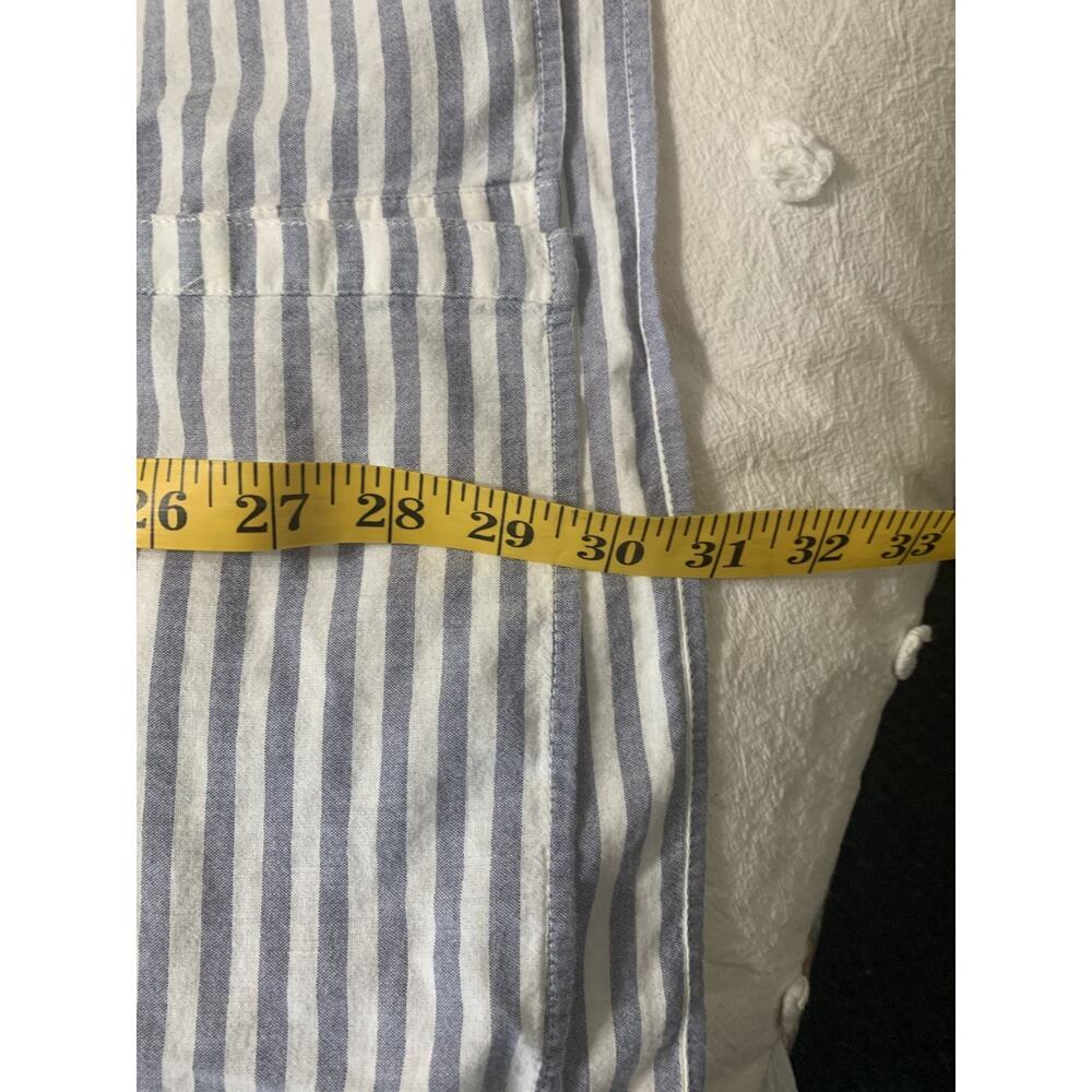J Jill Tunic XL Top Nautical Striped Contrasting bottom, Lightweight Coastal - Picture 5 of 11